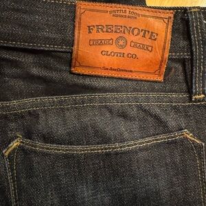 Freenote Cloth Men's Trabuco Classic Straight Raw 14.75oz Cone Mill Denim